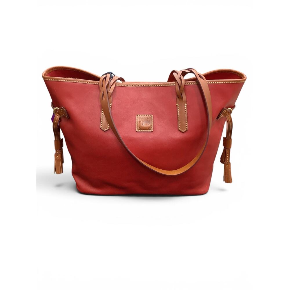 NWT Red Florentine Bailey Dooney & Bourke Tote Bag Purse